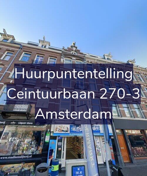 Foto gevel Huurpuntentelling voor Ceintuurbaan 270-3, Amsterdam