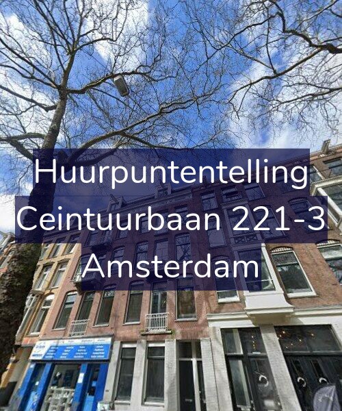 Foto gevel Huurpuntentelling voor Ceintuurbaan 221-3, Amsterdam