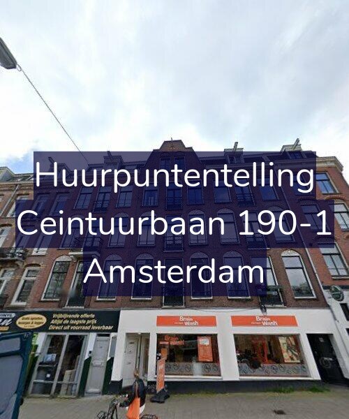 Foto gevel Huurpuntentelling voor Ceintuurbaan 190-1, Amsterdam