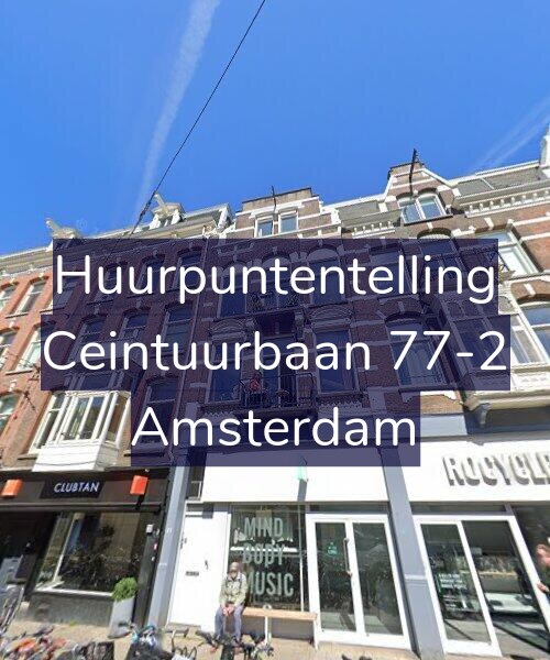 Foto gevel Huurpuntentelling voor Ceintuurbaan 77-2, Amsterdam