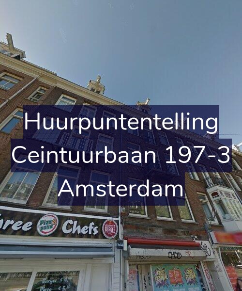 Foto gevel Huurpuntentelling voor Ceintuurbaan 197-3, Amsterdam