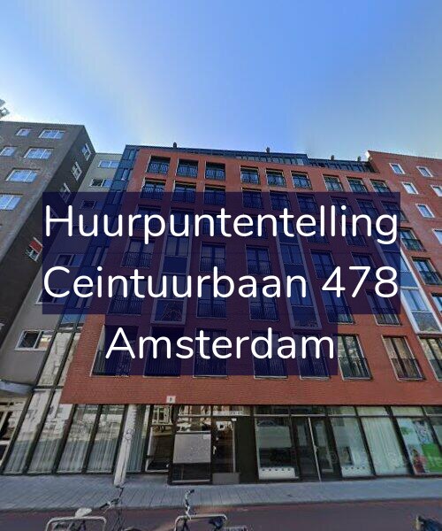 Foto gevel Huurpuntentelling voor Ceintuurbaan 478, Amsterdam