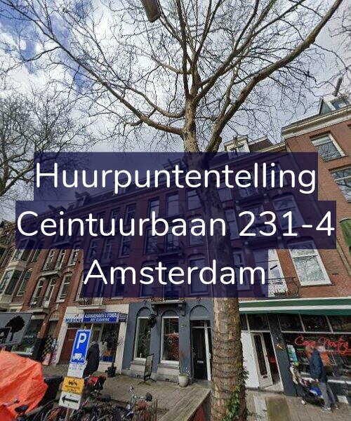 Foto gevel Huurpuntentelling voor Ceintuurbaan 231-4, Amsterdam