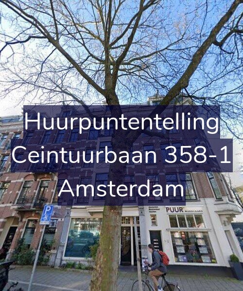Foto gevel Huurpuntentelling voor Ceintuurbaan 358-1, Amsterdam