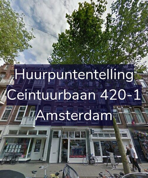 Foto gevel Huurpuntentelling voor Ceintuurbaan 420-1, Amsterdam