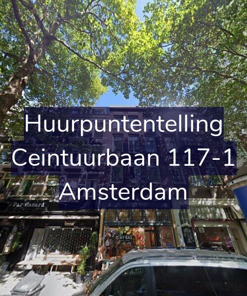 Foto gevel Huurpuntentelling voor Ceintuurbaan 117-1, Amsterdam