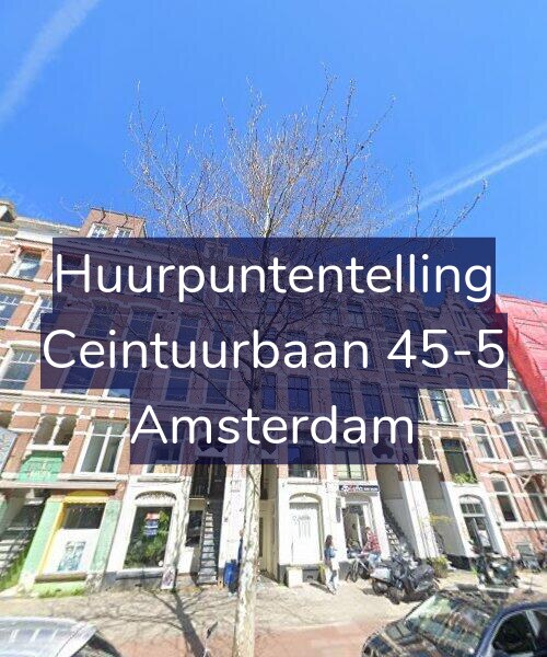 Foto gevel Huurpuntentelling voor Ceintuurbaan 45-5, Amsterdam