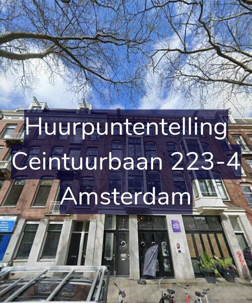 Foto gevel Huurpuntentelling voor Ceintuurbaan 223-4, Amsterdam