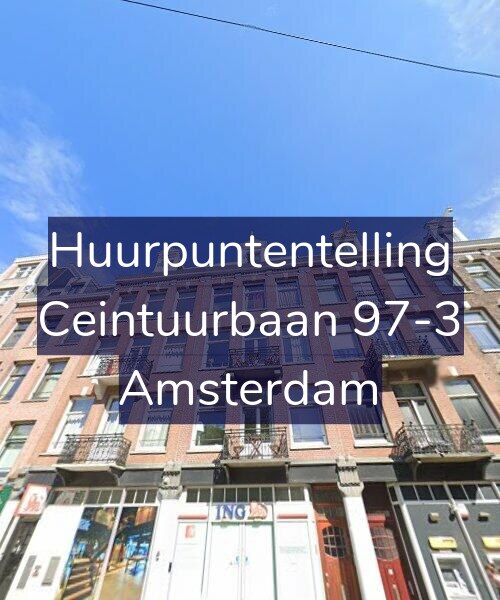 Foto gevel Huurpuntentelling voor Ceintuurbaan 97-3, Amsterdam