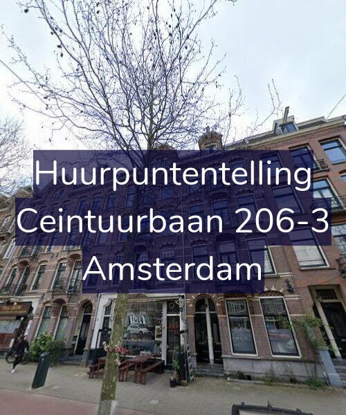 Foto gevel Huurpuntentelling voor Ceintuurbaan 206-3, Amsterdam