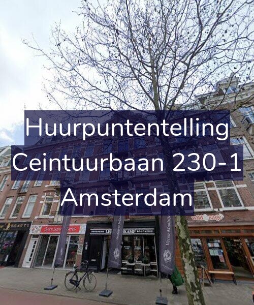 Foto gevel Huurpuntentelling voor Ceintuurbaan 230-1, Amsterdam