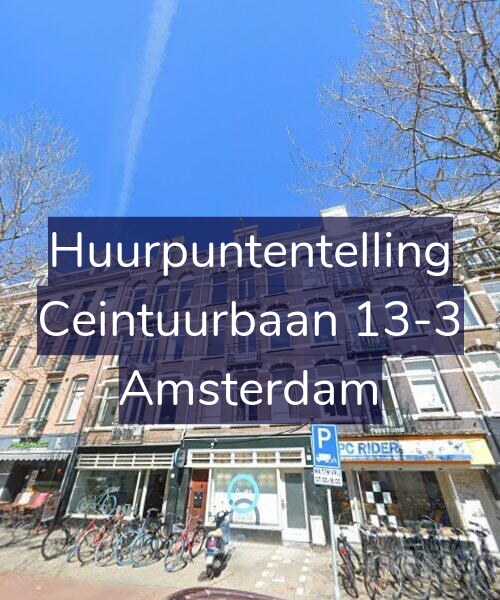 Foto gevel Huurpuntentelling voor Ceintuurbaan 13-3, Amsterdam