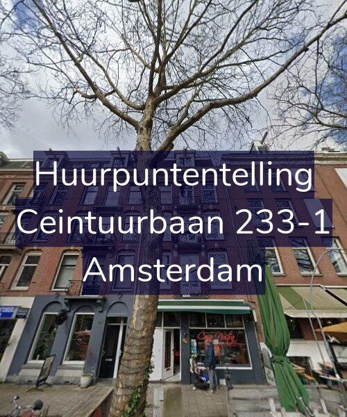 Foto gevel Huurpuntentelling voor Ceintuurbaan 233-1, Amsterdam