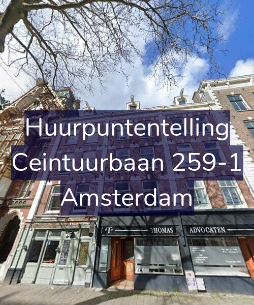 Foto gevel Huurpuntentelling voor Ceintuurbaan 259-1, Amsterdam