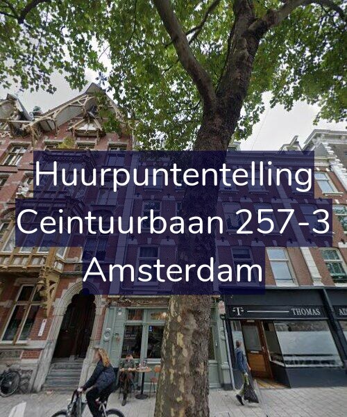 Foto gevel Huurpuntentelling voor Ceintuurbaan 257-3, Amsterdam