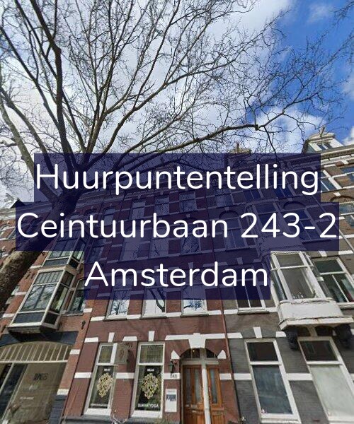 Foto gevel Huurpuntentelling voor Ceintuurbaan 243-2, Amsterdam