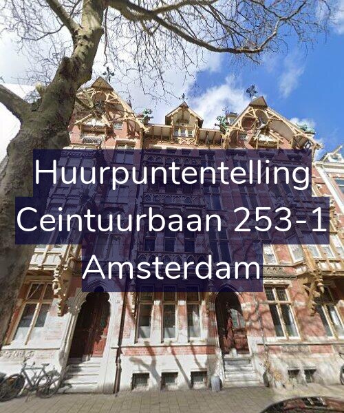 Foto gevel Huurpuntentelling voor Ceintuurbaan 253-1, Amsterdam