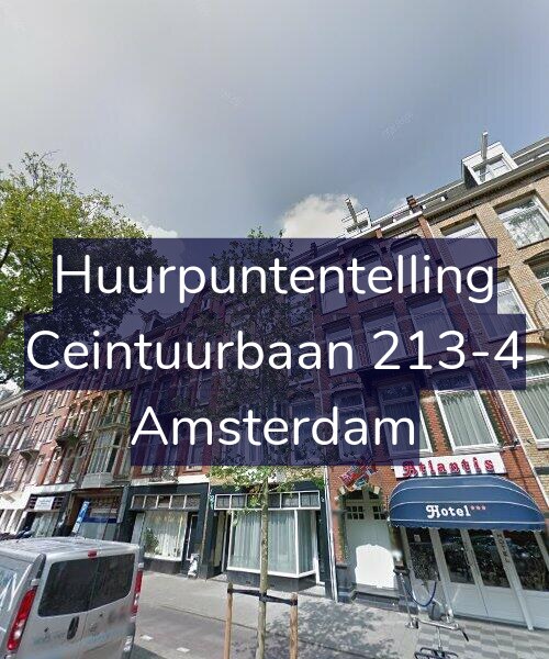 Foto gevel Huurpuntentelling voor Ceintuurbaan 213-4, Amsterdam