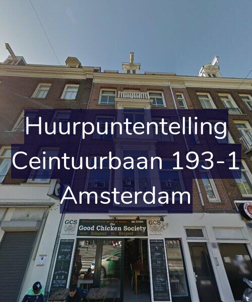 Foto gevel Huurpuntentelling voor Ceintuurbaan 193-1, Amsterdam