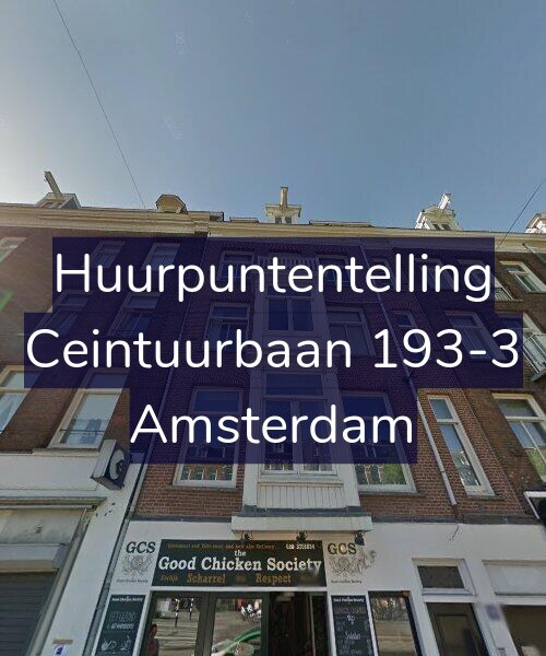 Foto gevel Huurpuntentelling voor Ceintuurbaan 193-3, Amsterdam