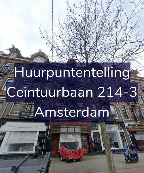 Foto gevel Huurpuntentelling voor Ceintuurbaan 214-3, Amsterdam