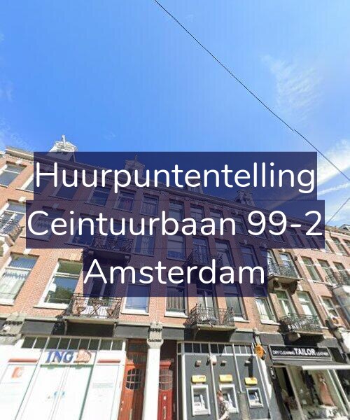 Foto gevel Huurpuntentelling voor Ceintuurbaan 99-2, Amsterdam