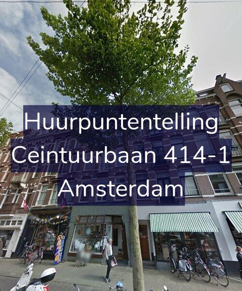 Foto gevel Huurpuntentelling voor Ceintuurbaan 414-1, Amsterdam