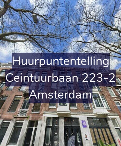 Foto gevel Huurpuntentelling voor Ceintuurbaan 223-2, Amsterdam