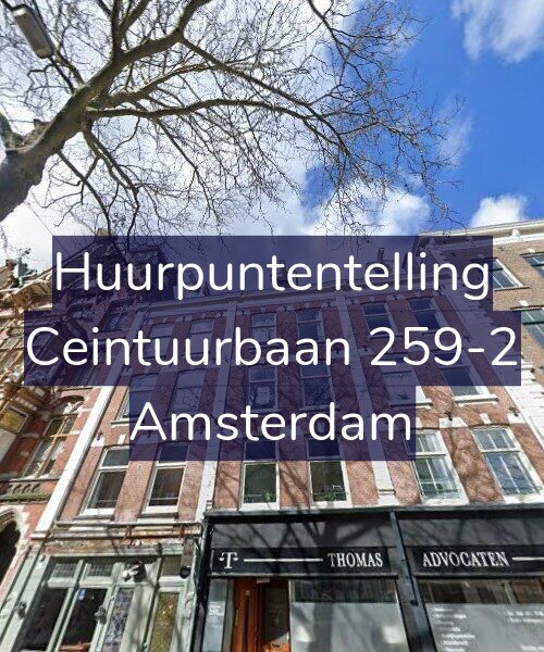 Foto gevel Huurpuntentelling voor Ceintuurbaan 259-2, Amsterdam