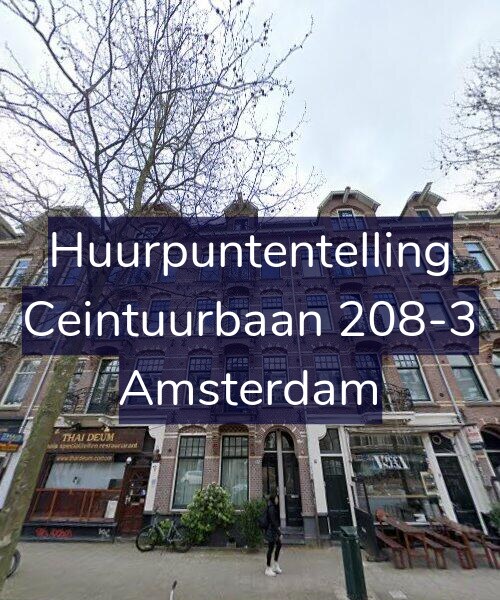 Foto gevel Huurpuntentelling voor Ceintuurbaan 208-3, Amsterdam
