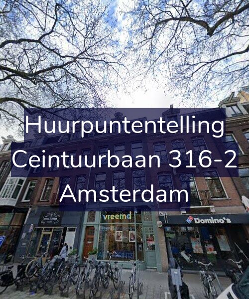 Foto gevel Huurpuntentelling voor Ceintuurbaan 316-2, Amsterdam