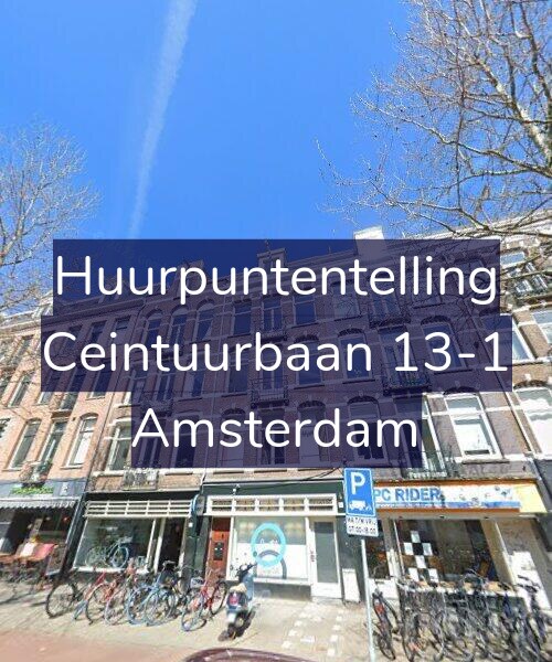 Foto gevel Huurpuntentelling voor Ceintuurbaan 13-1, Amsterdam