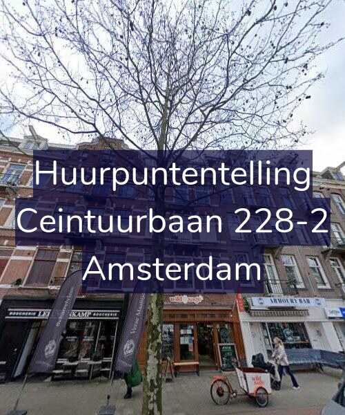 Foto gevel Huurpuntentelling voor Ceintuurbaan 228-2, Amsterdam