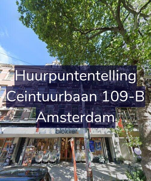 Foto gevel Huurpuntentelling voor Ceintuurbaan 109-B, Amsterdam