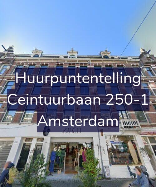 Foto gevel Huurpuntentelling voor Ceintuurbaan 250-1, Amsterdam