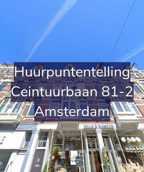 Foto gevel Huurpuntentelling voor Ceintuurbaan 81-2, Amsterdam
