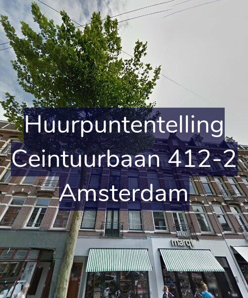Foto gevel Huurpuntentelling voor Ceintuurbaan 412-2, Amsterdam