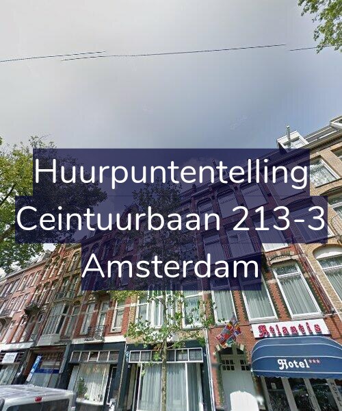 Foto gevel Huurpuntentelling voor Ceintuurbaan 213-3, Amsterdam