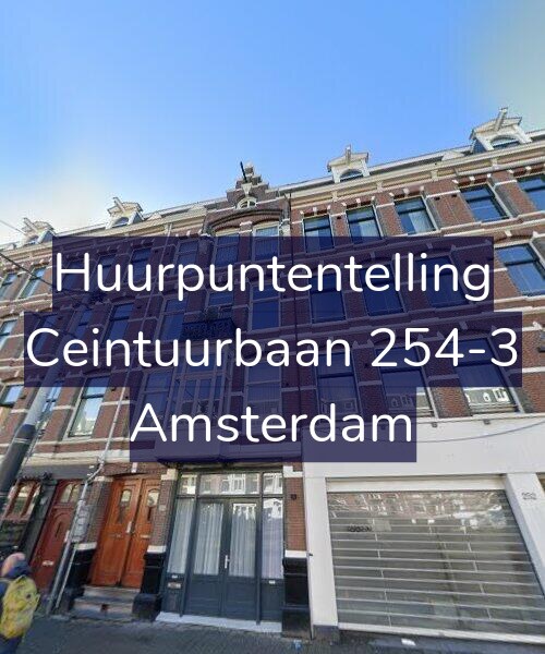 Foto gevel Huurpuntentelling voor Ceintuurbaan 254-3, Amsterdam