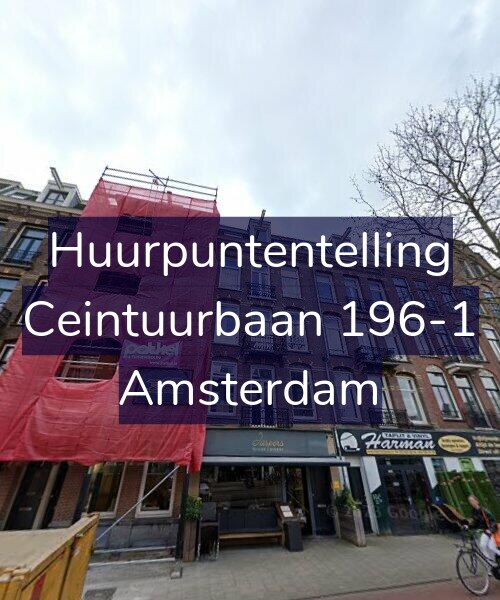 Foto gevel Huurpuntentelling voor Ceintuurbaan 196-1, Amsterdam