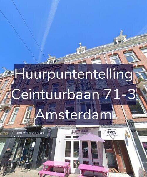 Foto gevel Huurpuntentelling voor Ceintuurbaan 71-3, Amsterdam