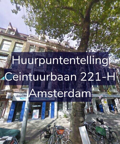 Foto gevel Huurpuntentelling voor Ceintuurbaan 221-H, Amsterdam