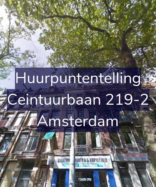 Foto gevel Huurpuntentelling voor Ceintuurbaan 219-2, Amsterdam