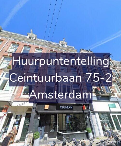 Foto gevel Huurpuntentelling voor Ceintuurbaan 75-2, Amsterdam