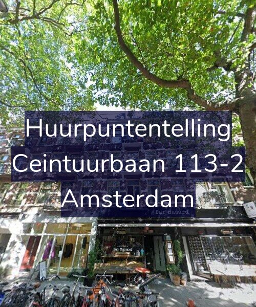 Foto gevel Huurpuntentelling voor Ceintuurbaan 113-2, Amsterdam