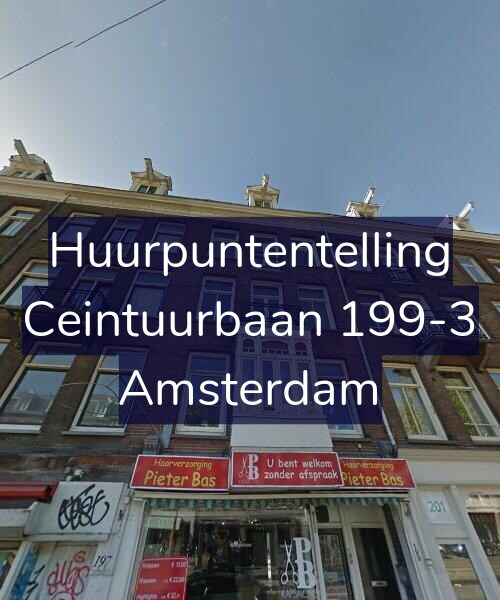 Foto gevel Huurpuntentelling voor Ceintuurbaan 199-3, Amsterdam