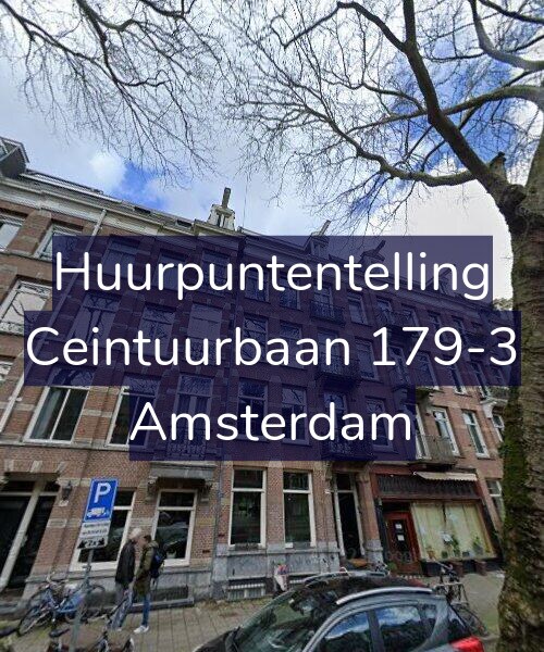 Foto gevel Huurpuntentelling voor Ceintuurbaan 179-3, Amsterdam