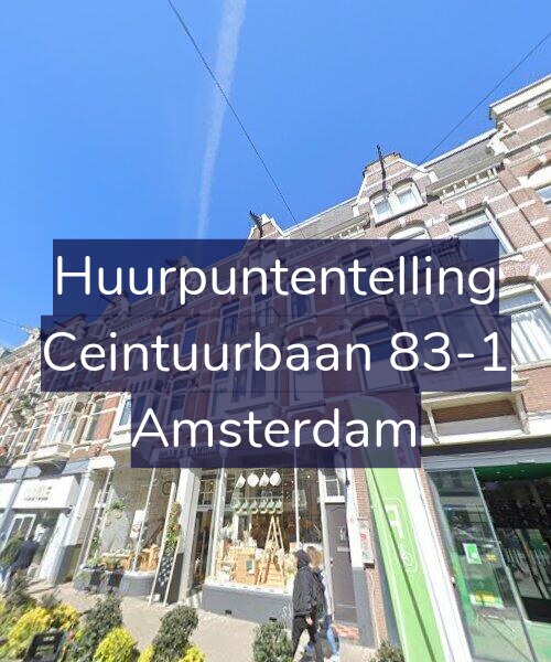 Foto gevel Huurpuntentelling voor Ceintuurbaan 83-1, Amsterdam