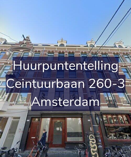 Foto gevel Huurpuntentelling voor Ceintuurbaan 260-3, Amsterdam