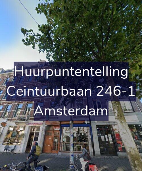 Foto gevel Huurpuntentelling voor Ceintuurbaan 246-1, Amsterdam